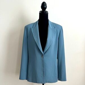 Garfield & Marks Vintage Blue Gray Blazer women’s size 8